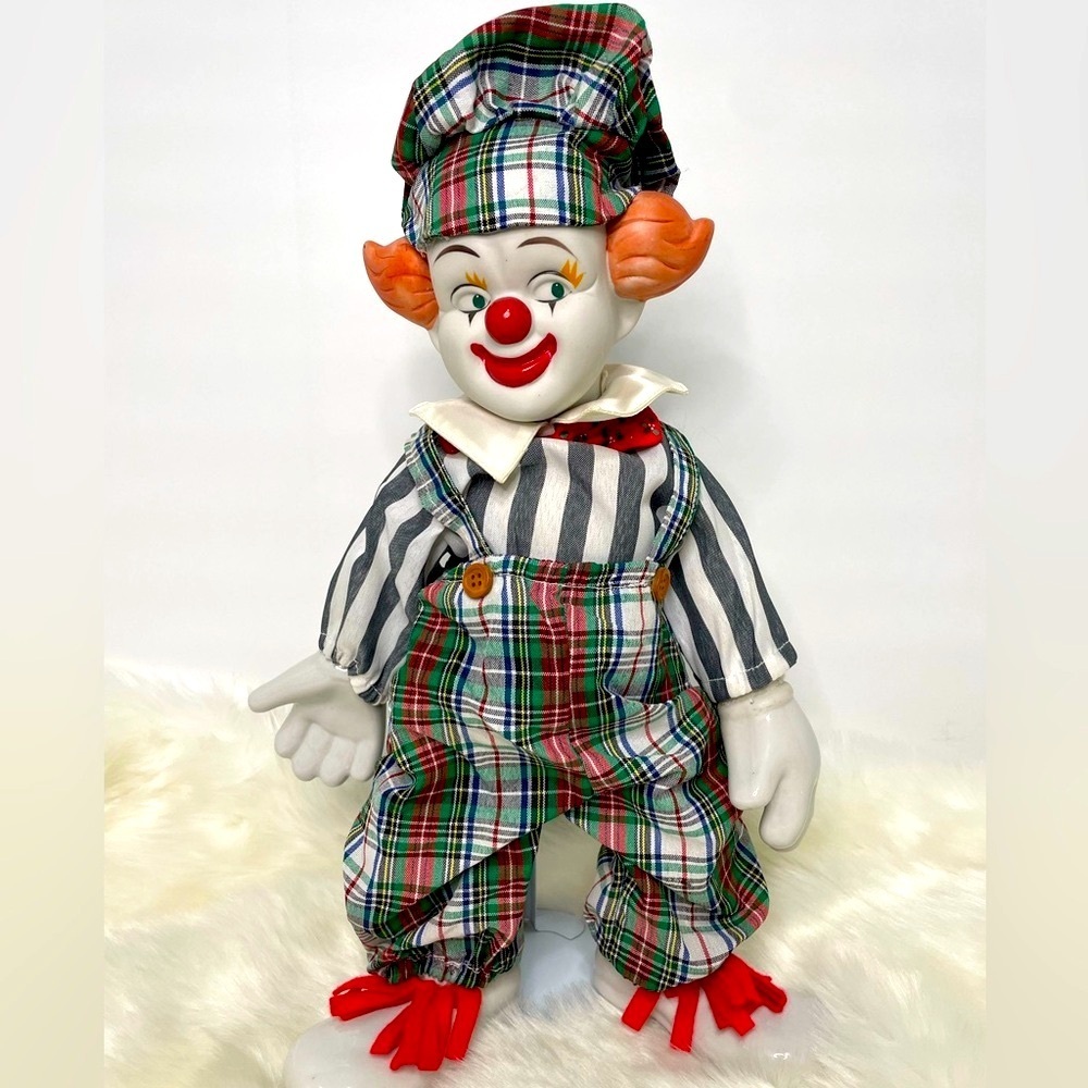 16” Ceramic Clown Doll